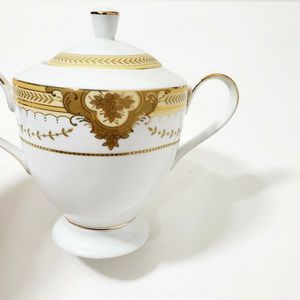 Pegasus Fine Porcelain China milk pot with lid